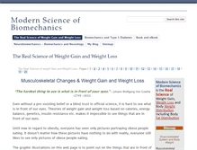 Tablet Screenshot of modernscienceofbiomechanics.com